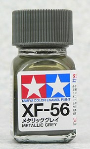 TAMIYA 琺瑯系油性漆 10ml 金屬灰色 XF-5